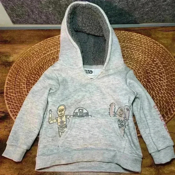 Star Wars Fleece Backed Pullover Baby/Toddler Sz 12M - Picture 1 of 6